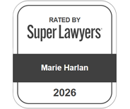 Rated by Super Lawyers | Marie D. Harlan | 2026